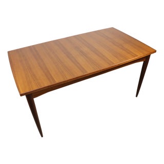 Scandinavian Extendable Teak Dining Table, 1960s For Sale