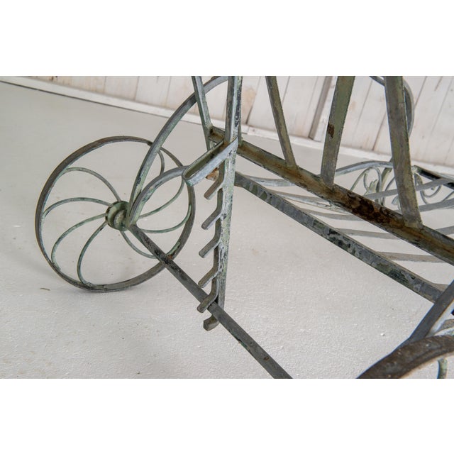 1940s Salterini Wrought Iron Chaise Lounge, Attributed For Sale - Image 4 of 13