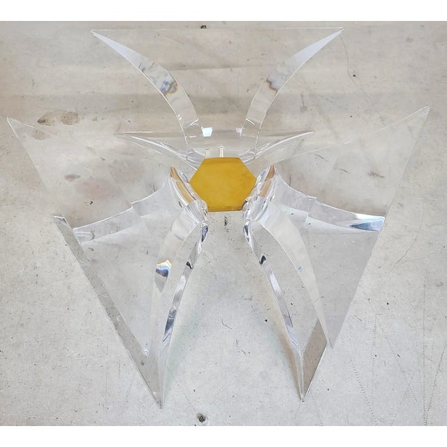 Lion in Frost Lucite Coffee Table Base by Lion in Frost For Sale - Image 4 of 7