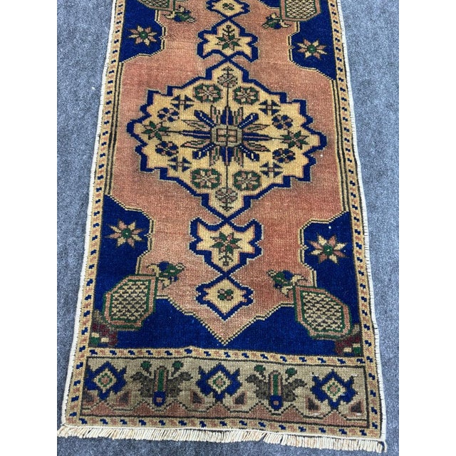Contemporary Turkish Yastik Rug 1'4" x 2'10" For Sale - Image 3 of 5