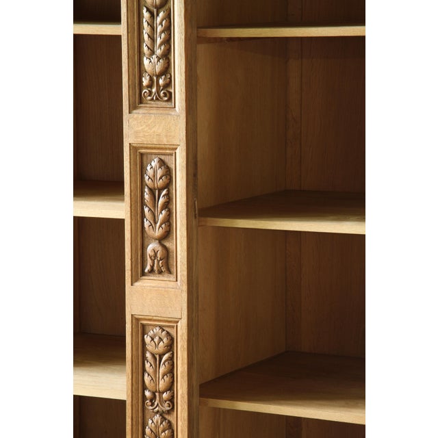 Vintage Art Nouveau Danish Oak Cabinet, 1930s For Sale - Image 15 of 17