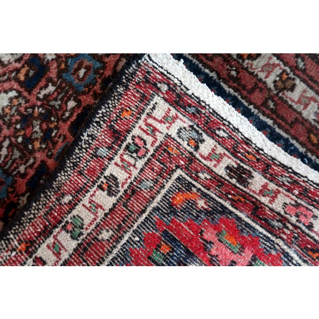 1970s, Handmade Vintage Persian Hamadan Rug 2' X 2.8' For Sale - Image 4 of 9
