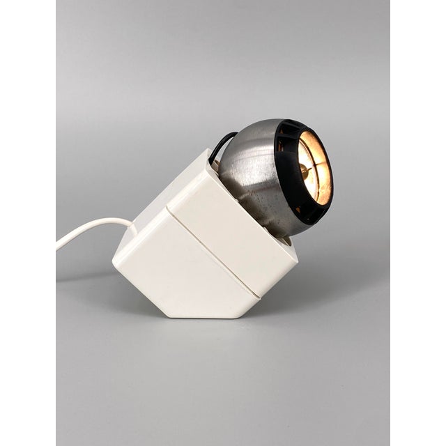 Magnetic Mini Beige 41601 Spotlight Lamp by Dieter Witte for Osram, Germany, 1970s For Sale - Image 12 of 16