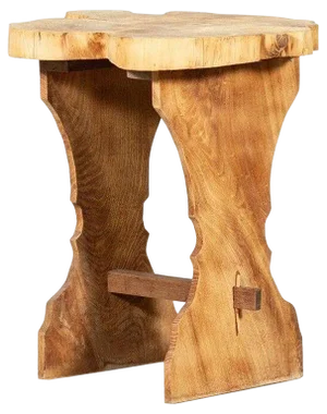 English Vernacular Elm Side Table