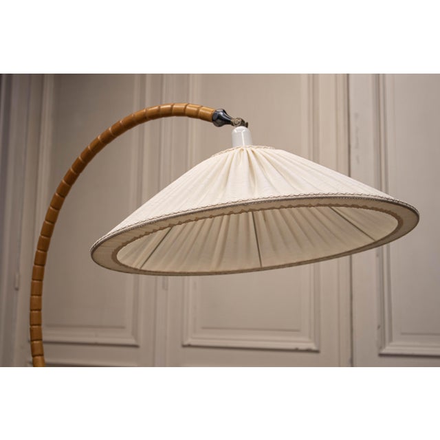 Vintage Swedish Grace Arc Floor Lamp, 1940s For Sale - Image 10 of 12