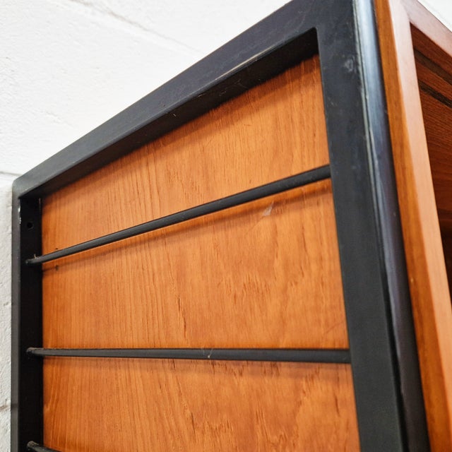 1970s Vintage Two Bay Danish Wall Unit by Robert Heal for Heals Staples Ladderax, 1960s For Sale - Image 5 of 15