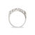 Early 20th Century Ladies Antique Art Deco Platinum 0.66ct Old European Cut Diamond Band Ring, Size 5.25 For Sale - Image 5 of 8