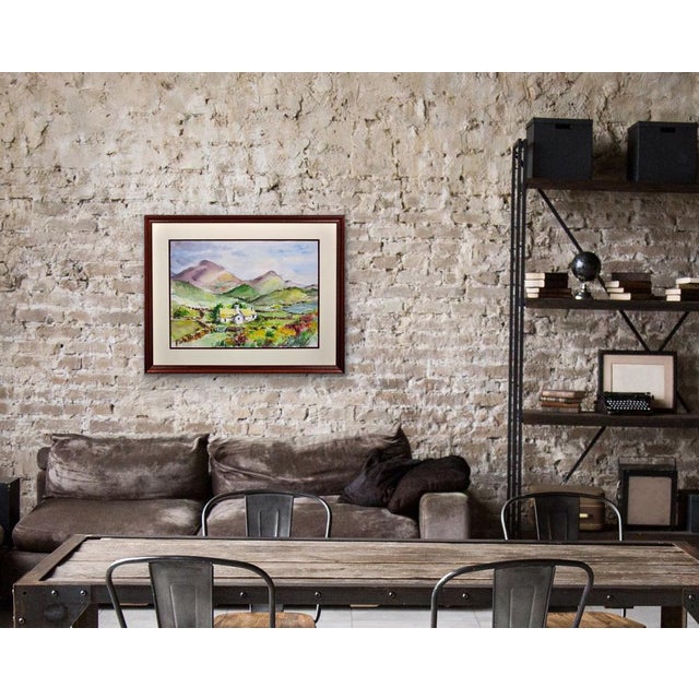 R. Savalle, Connemara, Ireland, Original Watercolour, 2001, Framed For Sale - Image 12 of 18