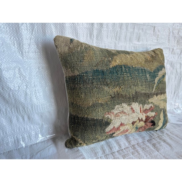 Baroque 17th Century Flemish Tapestry Baroque Pillow For Sale - Image 3 of 4