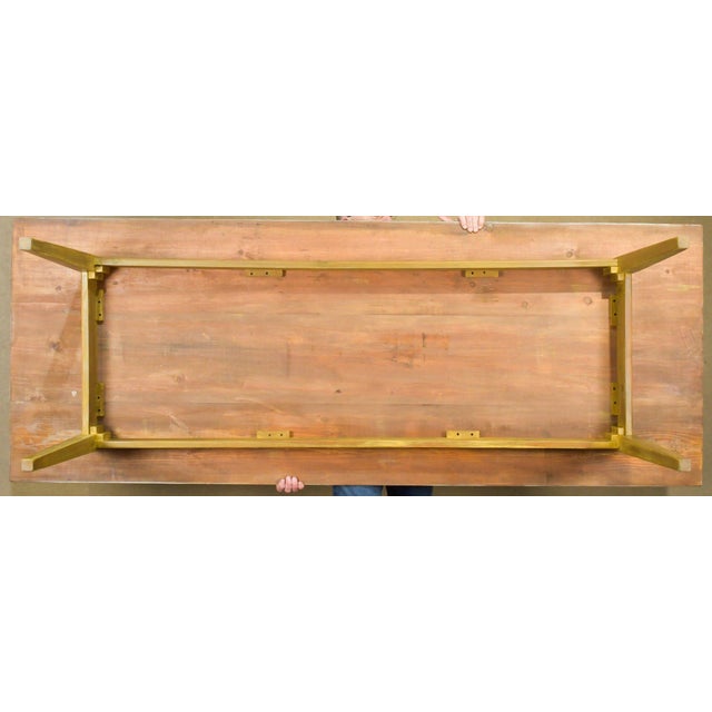 Early 20th Century New England Country Vernacular Pine Harvest Table For Sale In Washington DC - Image 6 of 9