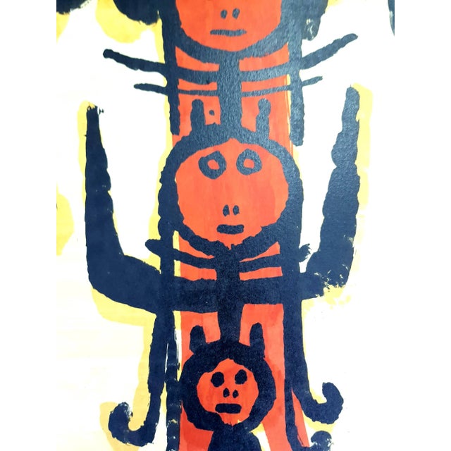 Early 21st Century Wifredo Lam - Original Handsigned Lithograph -El ultimo viaje del buque fantasma 1976 For Sale - Image 5 of 7