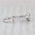 2010s 0.84ctw Yellow White Diamond Halo Engagement Ring 14k White Gold Size 5.75 Atara For Sale - Image 5 of 8