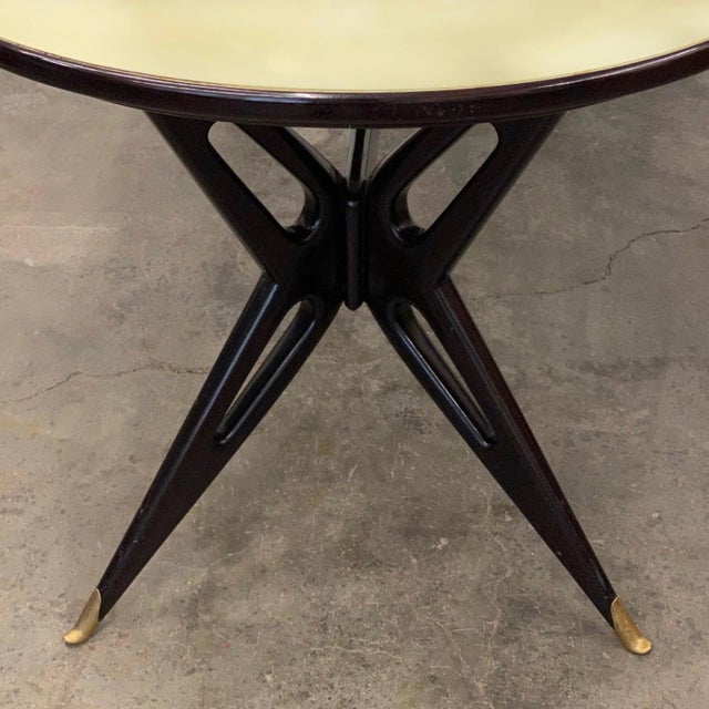 Mid-Century Modern Vintage Italian Oval Table For Sale - Image 3 of 12