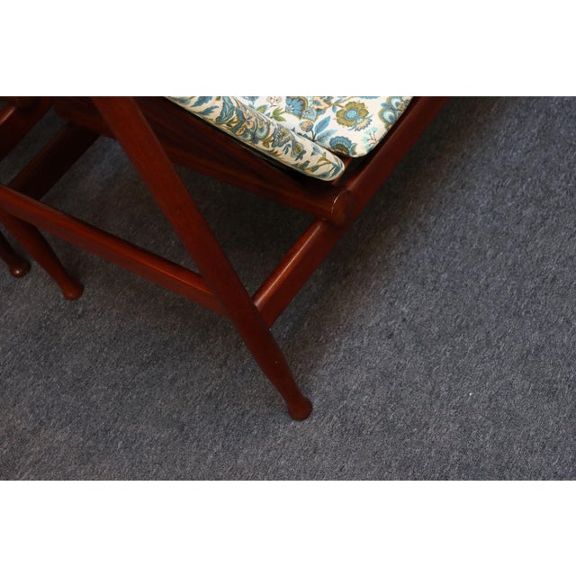 Petite Danish Teak Slipper Chair by Kai Lyngfeldt Larsen for Søborg -3 Available For Sale - Image 12 of 12