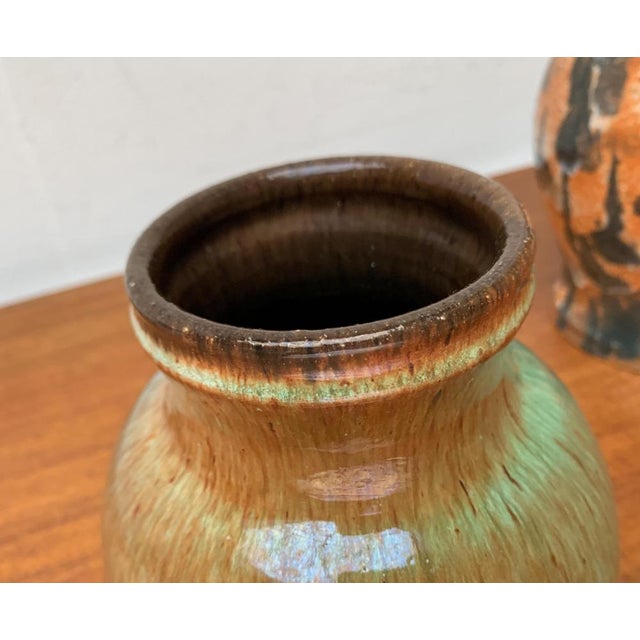 Art Deco Ceramic Vases, Germany, Set of 2 For Sale - Image 12 of 14