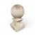 19th Century Pair of French Antique Stone Ball Finials For Sale - Image 4 of 5