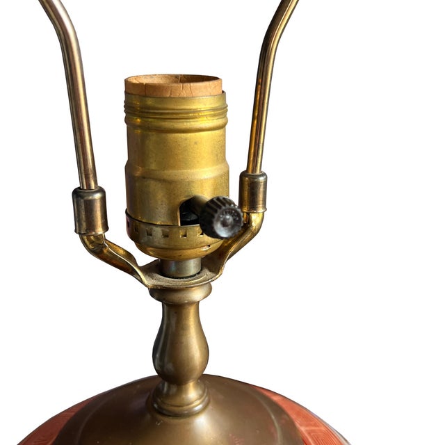 Mid 20th Century Chinese Red Double Happiness Porcelain Ginger Jar Lamps - a Pair For Sale - Image 10 of 15