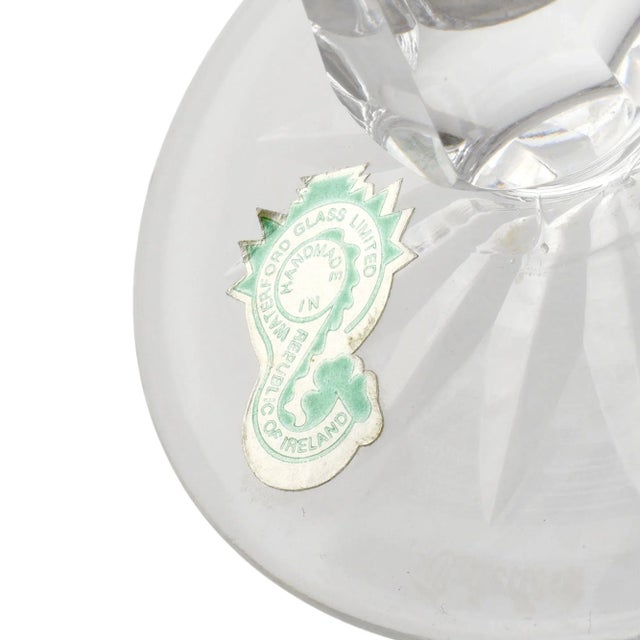 Waterford Crystal 1960s Vintage Irish Waterford Kenmere Wine Glasses- Set of 8 For Sale - Image 4 of 5