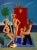 Paul Rossi The Three Graces IV Contemporary Figurative Oil Painting 2018 For Sale - Image 6 of 6