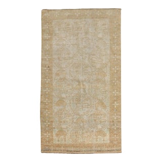 Vintage Ivory Balouch Pictorial Rug - 2'11" x 5' For Sale