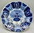 18th-Century Delft Peacock Plate Three Bells Maker's Mark For Sale - Image 9 of 10