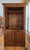 Traditional Rustic Wood Entertainment Armoire Cabinet – Traditional Style With Crown Molding & Paneled Doors For Sale - Image 3 of 13
