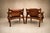 Brazilian Modern “Kilin” Armchairs in Jacarandá Rosewood & Leather by Sergio Rodrigues, 1973 For Sale - Image 14 of 18