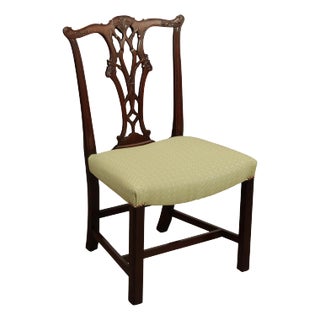 Chippendale Style Mahogany Side Chair For Sale