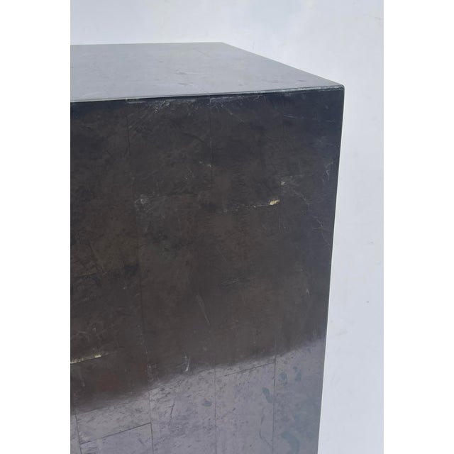 Tessellated Stone Pedestal by Marquis Collection of Beverly Hills, Usa 1990s For Sale - Image 11 of 18