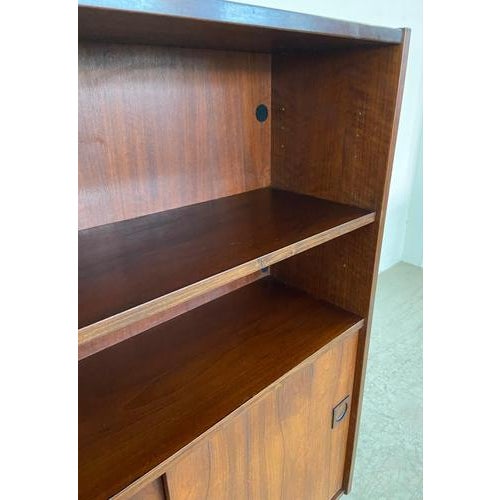 Vintage Danish Bookcase in Rosewood with Sliding Doors, 1960s For Sale - Image 10 of 18