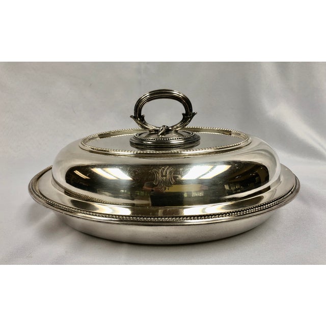 Antique Elkington Silver Covered Serving Dish Chairish