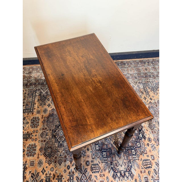 Late 19th Century Occasional or Hall Table on Castors For Sale - Image 5 of 7
