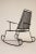 Vintage John Salterini Outdoor Wrought Iron Rocking Chair 1950's Rare Youth Size, Attributed For Sale In Los Angeles - Image 6 of 8