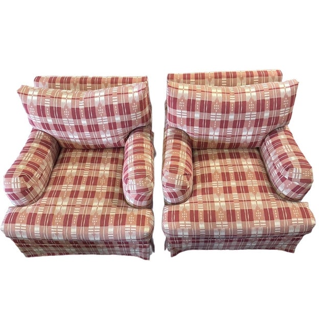 These chairs are very comfortable with the Baker comfort back cushion. The size is generous and the depth and slope of the...