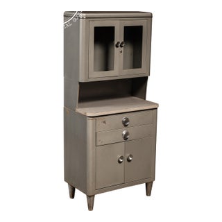 Vintage Steel Bel Geddes Dental Cabinet by Hamilton For Sale