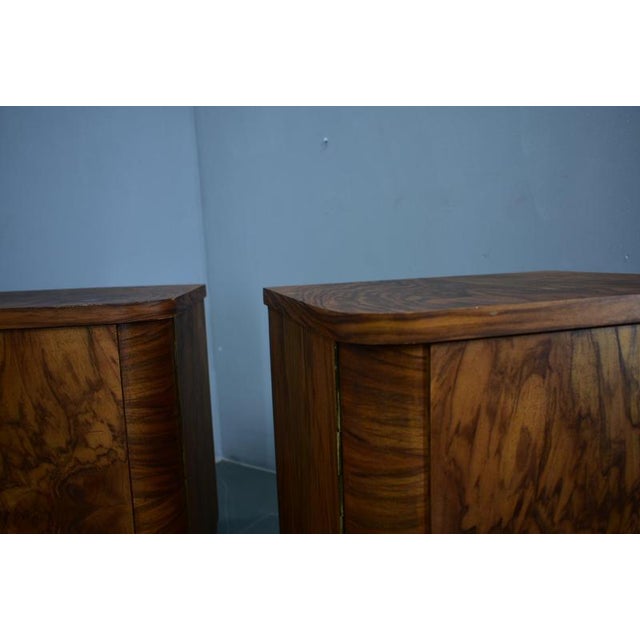 Art Deco Bedside Tables, Czechoslovakia, 1932, Set of 2 For Sale - Image 8 of 18