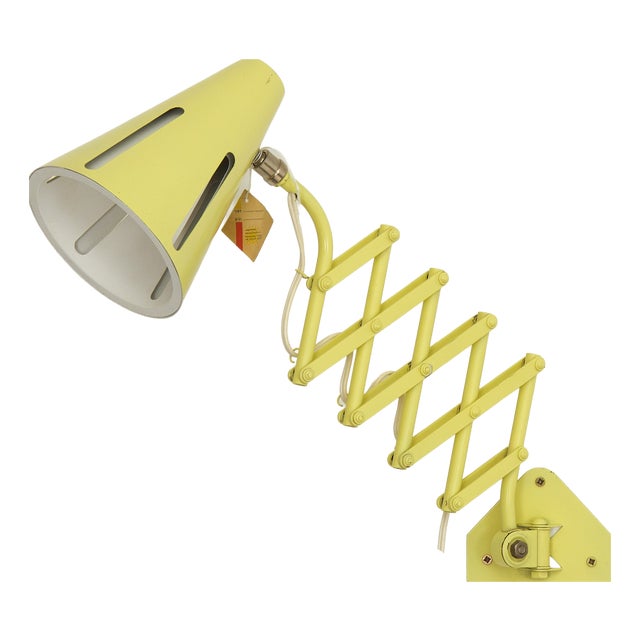 Vintage Scissor Wall Lamp by H. Th. J. A. Busquet for Hala Zeist, 1950s For Sale