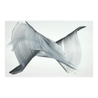 Contemporary Abstract Acrylic on Canvas "Secret in the Dark" by Nikolaos Schizas For Sale