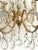 Brass and Lead Crystal 8-Light Chandelier, 1960s For Sale - Image 14 of 15
