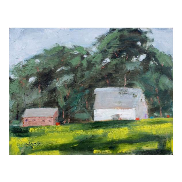 Rush Ranch Barns California Landscape Painting Chairish
