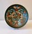 A vintage Norwegian hand-painted wooden bowl dated 1994, decorated in a traditional Rosemaling-inspired folk art style....