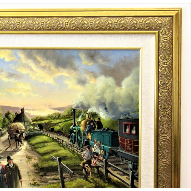 Paint Reginald John Mitchell, The Despatch, Circa 1985 For Sale - Image 7 of 9