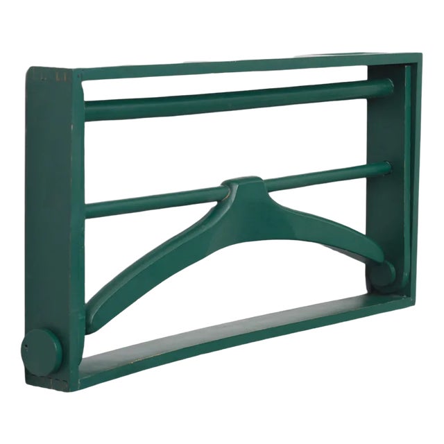 Scandinavian Folding Out Wall Valet, 1960s For Sale