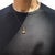 Thor Hammer Sterling Silver & Gold Pendant Necklace For Sale - Image 4 of 10