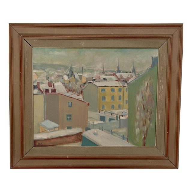 Malte Nyberg Tolf, Gothenburg, 1960s, Oil on Panel For Sale