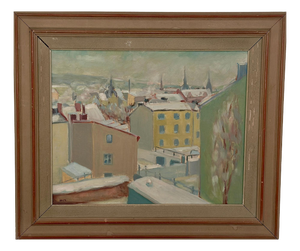 Malte Nyberg Tolf, Gothenburg, 1960s, Oil on Panel