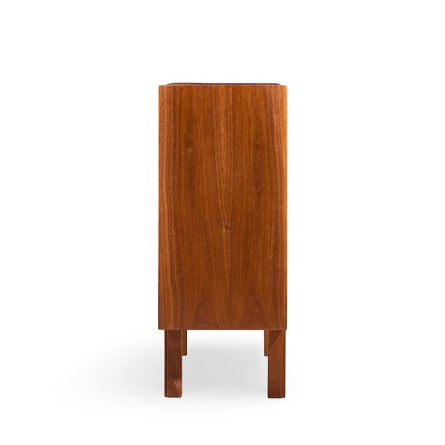 Mid 20th Century Jens Risom Mid Century Walnut Book Case - Pair For Sale - Image 5 of 10