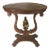 19th Century Victorian Console, Side Table, Dining Table for 2- Displaying a Bronze Sculpture a Japa For Sale
