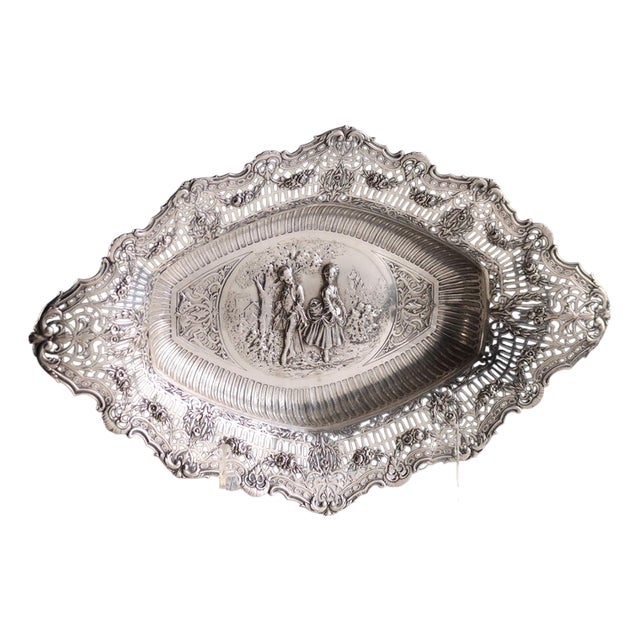 Antique Silver Centerpiece, Europe, 19th-20th Century For Sale