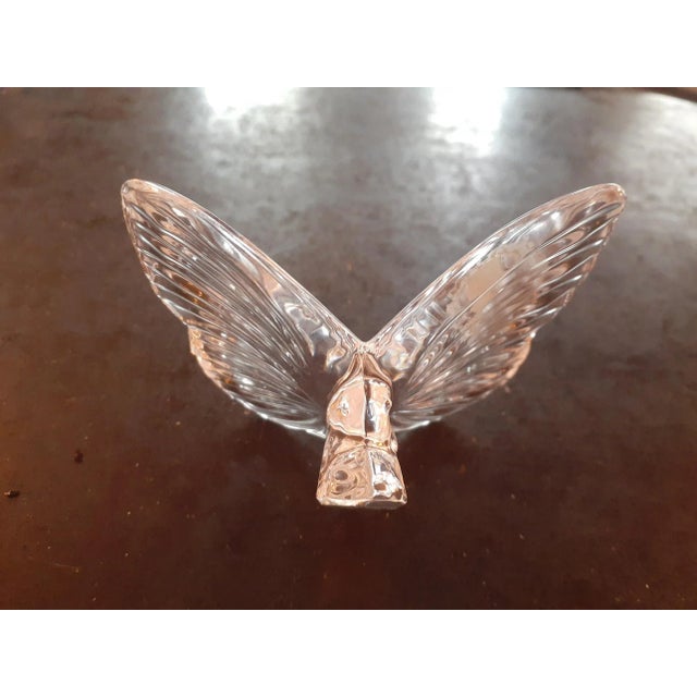 This is a GORGEOUS Waterford Crystal 3" Butterfly Figurine. Procured at auction ART GLASS